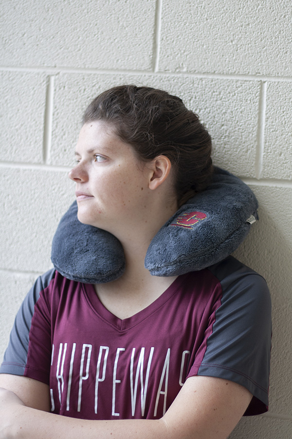 Action C Gray Travel Neck Pillow