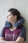 Action C Gray Travel Neck Pillow