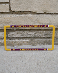 Central Michigan Acrylic Thin License Plate Frame<br><brand></brand>