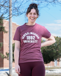 Central Michigan University 1892 Maroon T-Shirt