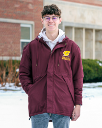 Action C Central Michigan Maroon Stadium Jacket