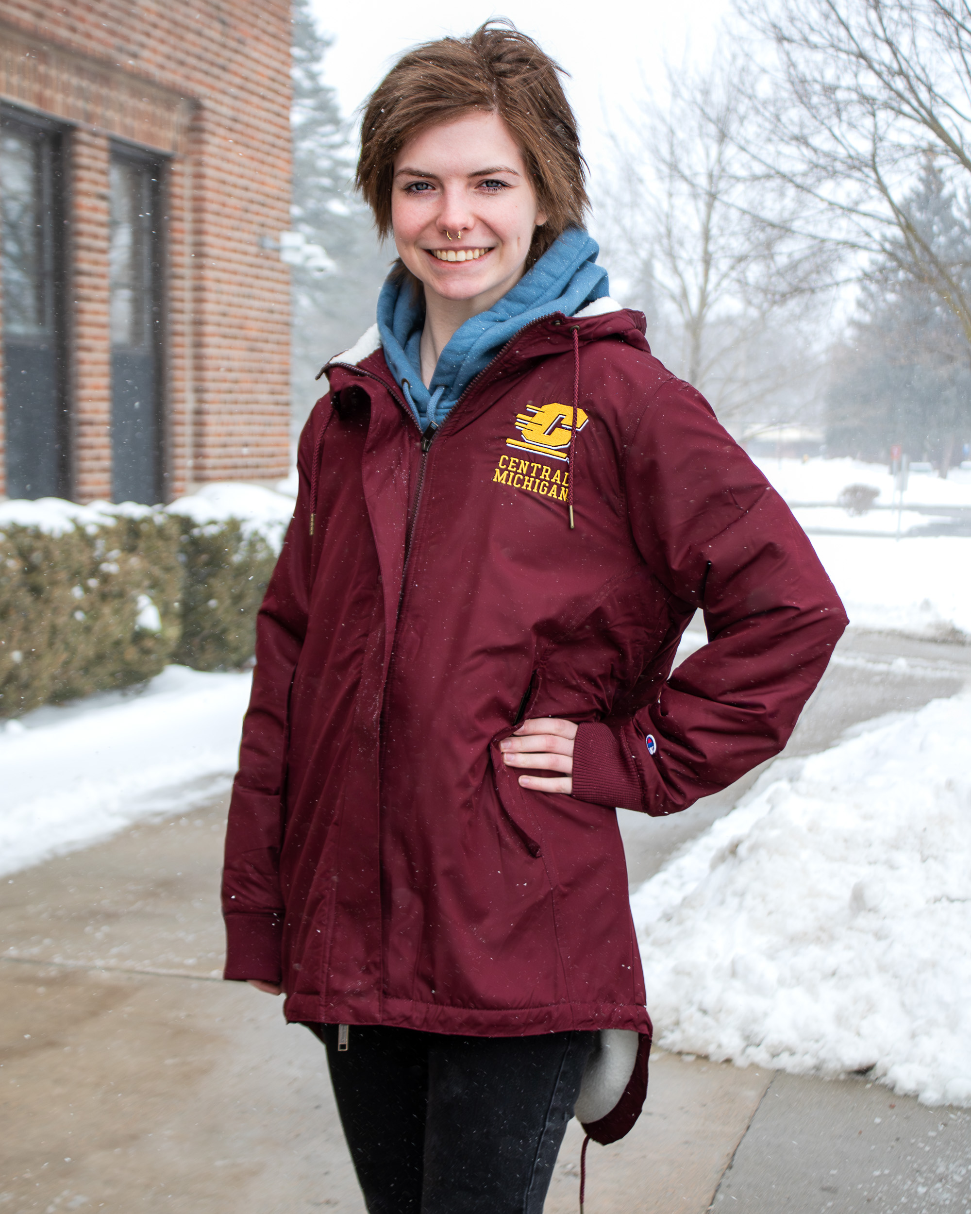 champion maroon jacket