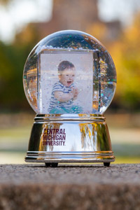 Central Michigan University Photo Snow Globe