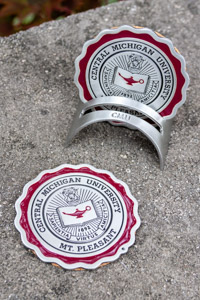 Central Michigan University Seal Coaster Set