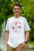 Graphic Central Michigan Chippewas Ivory T-Shirt<br><small>BLUE 84</small>