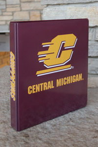 Action C 1-inch Maroon Round Ring Binder