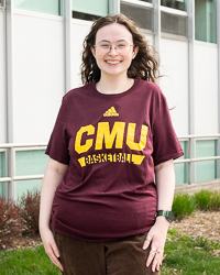 CMU Basketball Maroon Sports Amplifier T-Shirt