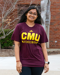 CMU Marching Band Maroon Sports Amplifier T-Shirt