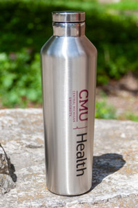 CMU Health Stainless Steel Bottle<br><brand>H2GO</brand>