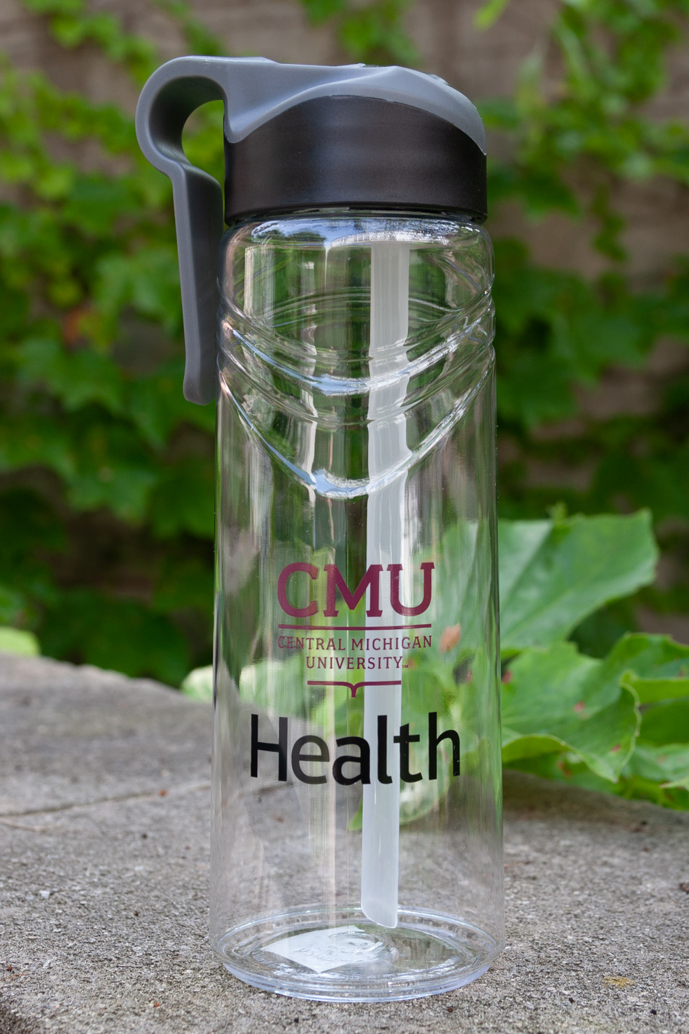 CMU Health Clear Bearbak Water Bottle<br><brand>H2GO</brand>