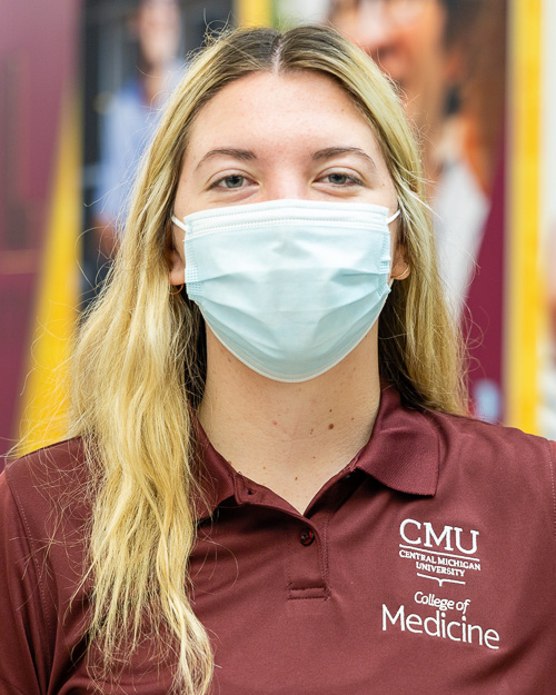 CMU College of Medicine Maroon Omega Tech Women's Polo<br><small>VANSPORT</small>