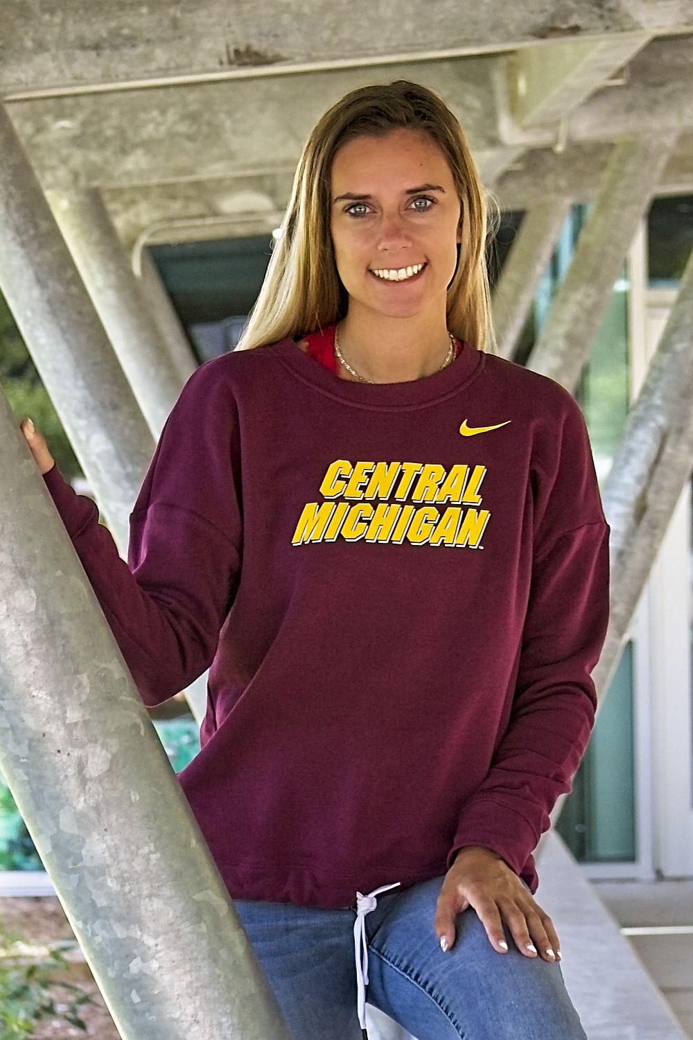 Central Michigan Womens Maroon Fleece 