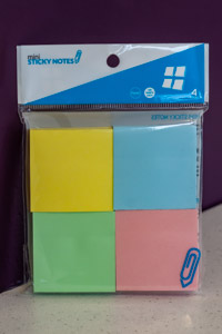 Assorted Pastel Mini Sticky Notes<br><brand></brand>