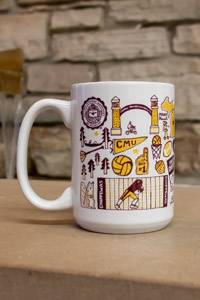 Julia Gash White CMU 15 oz. Grande Ceramic Mug