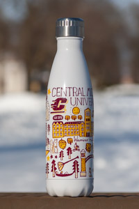 Julia Gash CMU Mural Stainless Steel Bottle