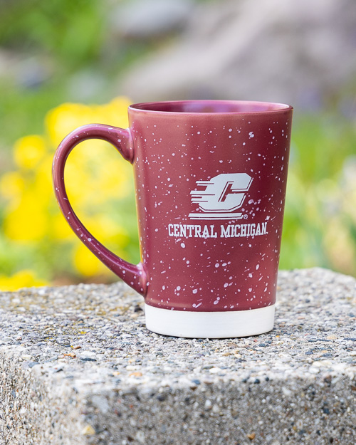 Action C Central Michigan Maroon Speckled Earth Stone Mug<br><brand></brand>