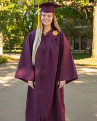 Bachelor Cap, Gown & Tassel - 4ft 9in to 4ft 11in