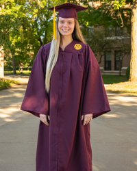 Bachelor Cap, Gown & Tassel - 5ft 9in to 5ft 11in