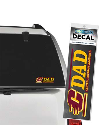 Action C Central Michigan Dad Automotive Decal