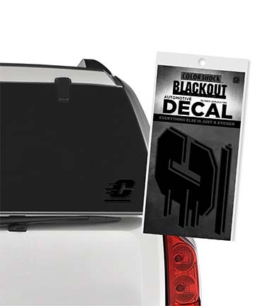 Big Action C Blackout Automotive Decal