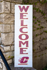Action C Vertical Welcome Indoor/Outdoor Sign