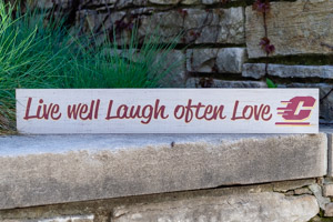 Action C Live Well Laugh Often Sign