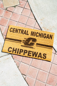 Central Michigan Chippewas Action C Door Mat<br><brand></brand>