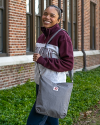 Action C Patch Gray Canvas Everyday Tote