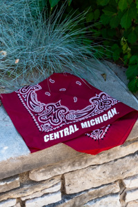 Central Michigan Maroon Bandana