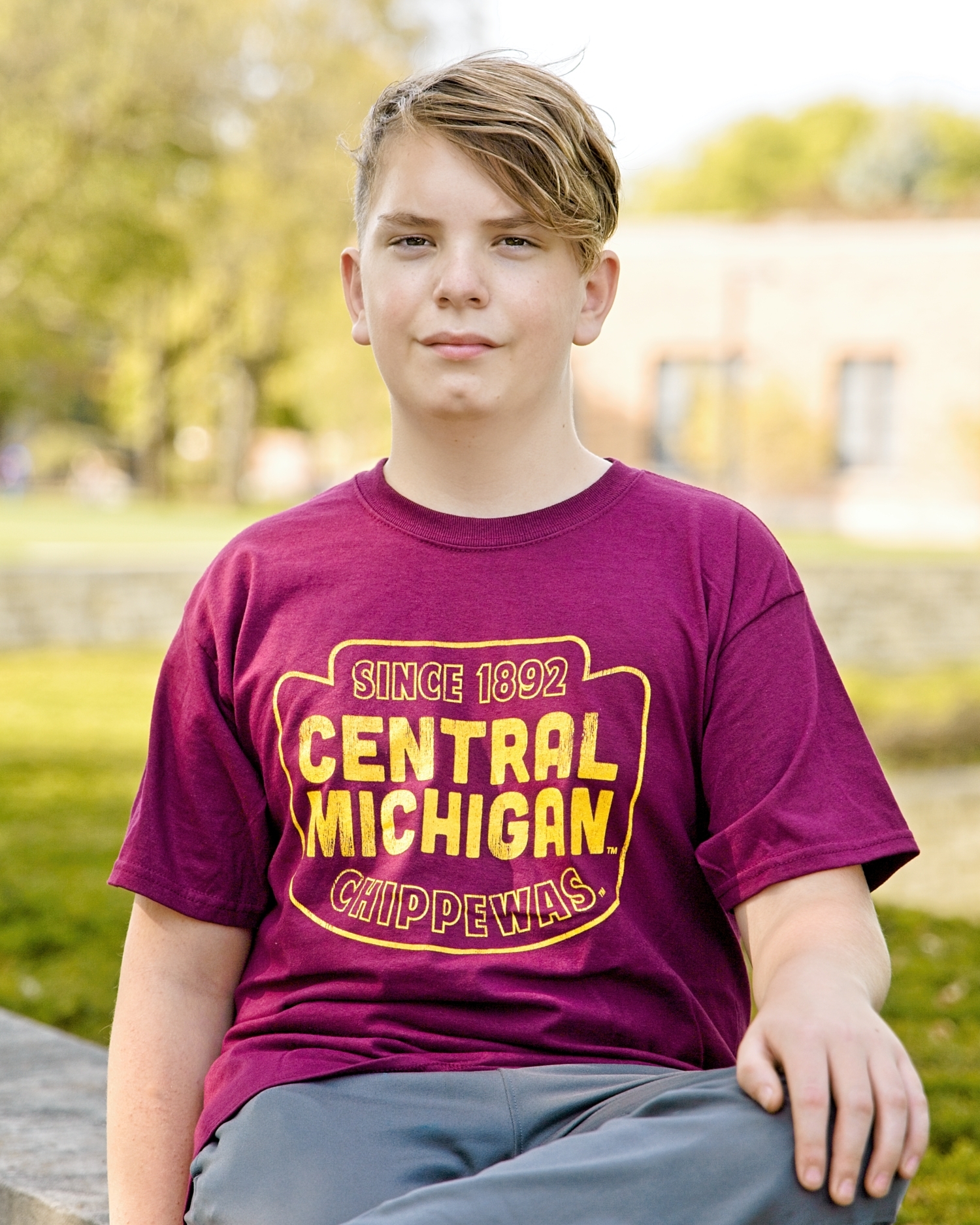 Central Michigan Since 1892 Maroon Youth TShirt The CMU Bookstore