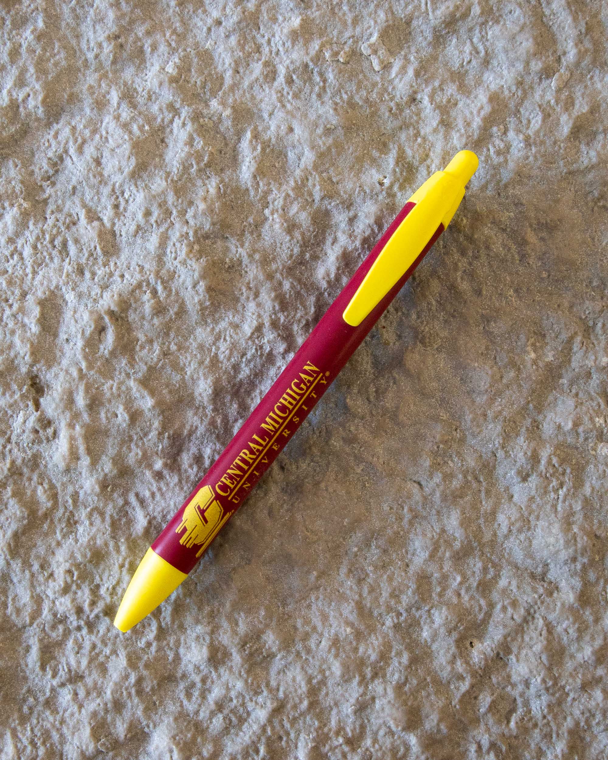 Central Michigan University Maroon & Gold Wide Body Click Pen (SKU 5051245472)