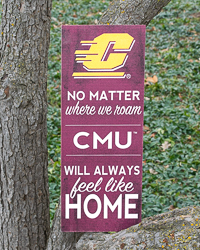 Action C No Matter Where We Roam Maroon Wall Sign<br><brand></brand>