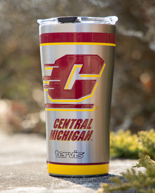 Big Action C Central Michigan Stainless Steel Tumbler