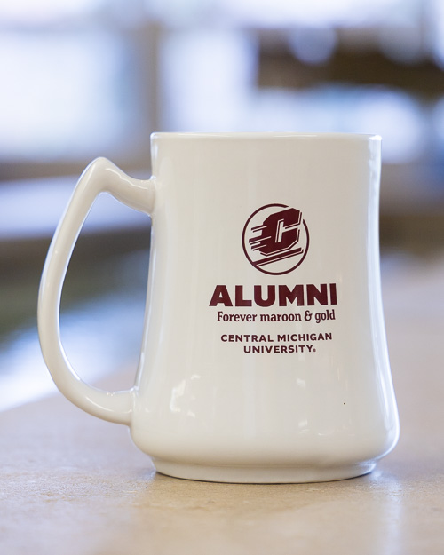 Alumni Forever Maroon & Gold White Ceramic Mug