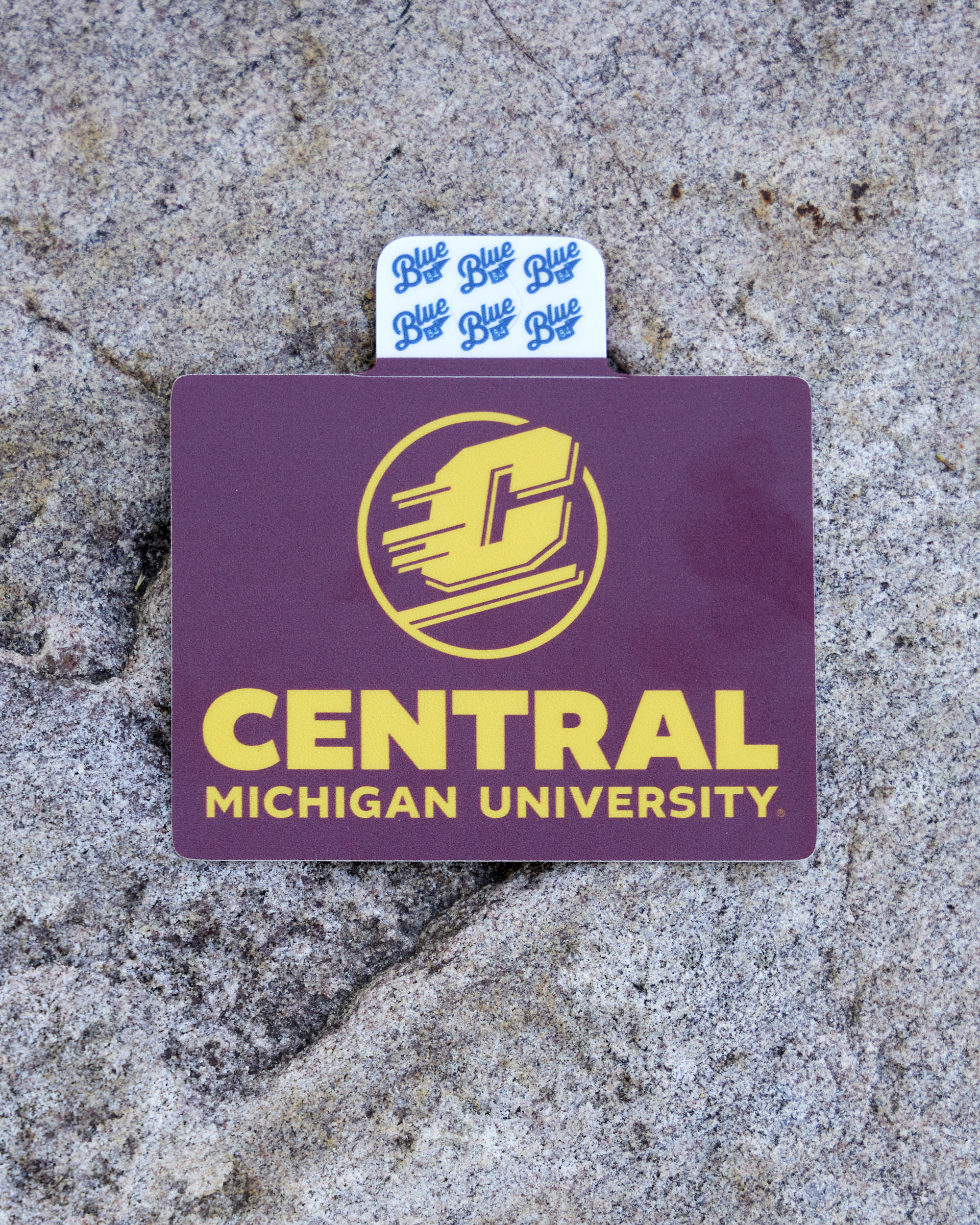 Action C Central Michigan University Rectangle Sticker (SKU 5051361198)
