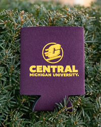 Action C Central Michigan University Maroon Can Koozie