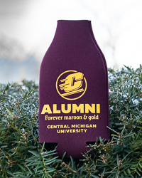 Action C Alumni Forever Maroon & Gold Bottle Koozie