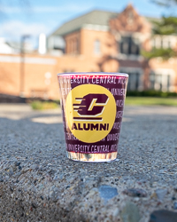 Action C Alumni Maroon Shot Glass