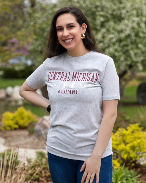 Central Michigan Est. 1892 Alumni Silver T-Shirt