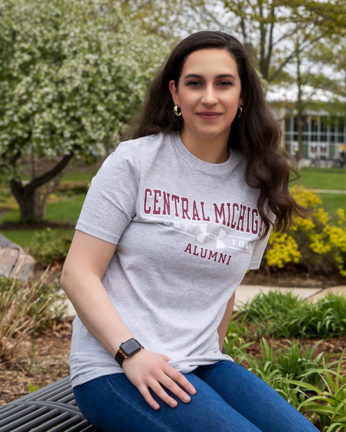 Central Michigan Est. 1892 Alumni Silver T-Shirt