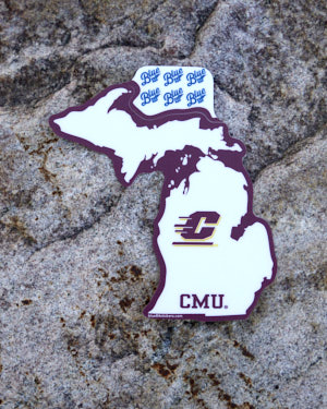 CMU Action C State of Michigan Sticker