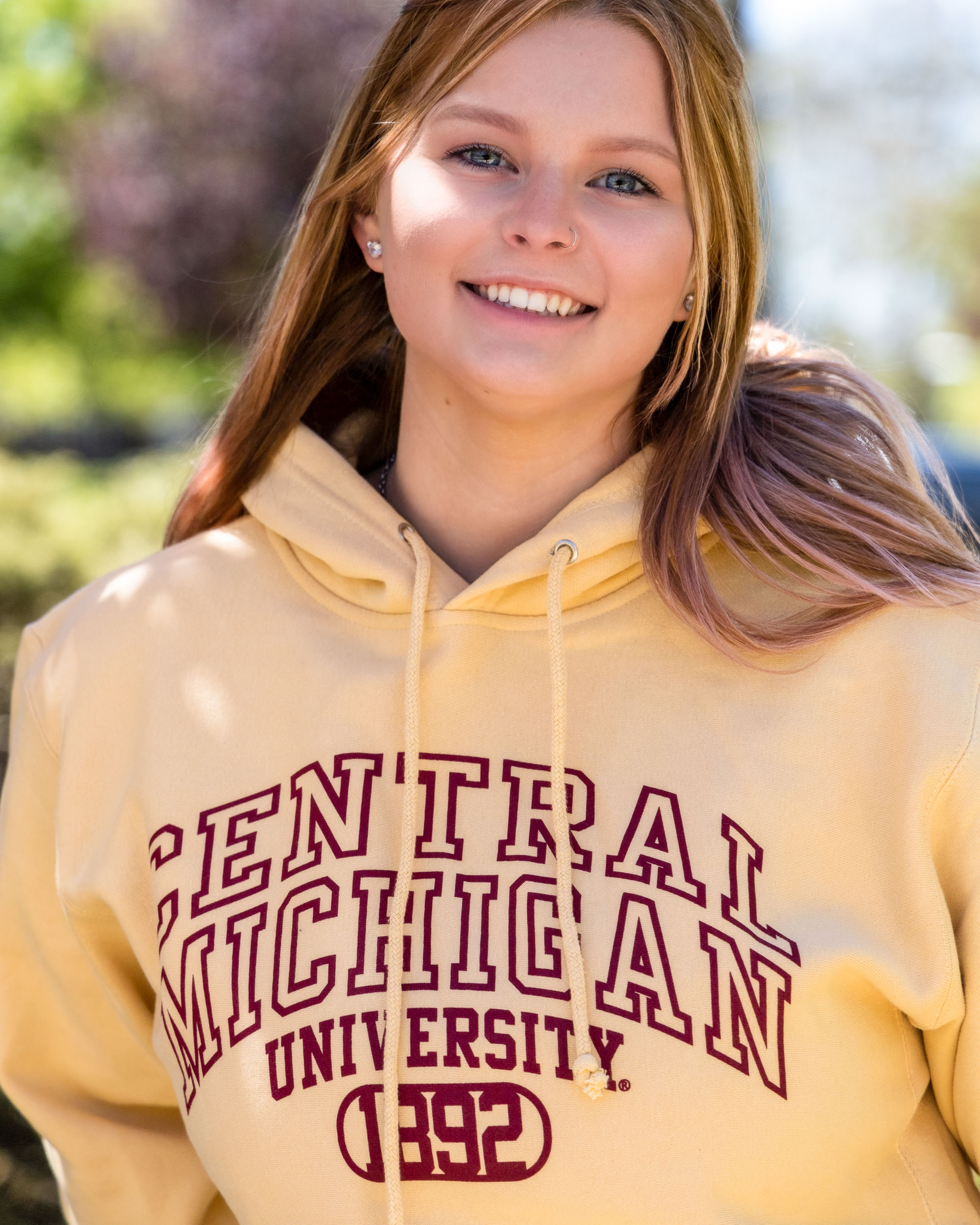 Central Michigan University 1892 Maize Hoodie The CMU Bookstore