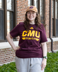 CMU Softball Maroon Sports Amplifier T-Shirt