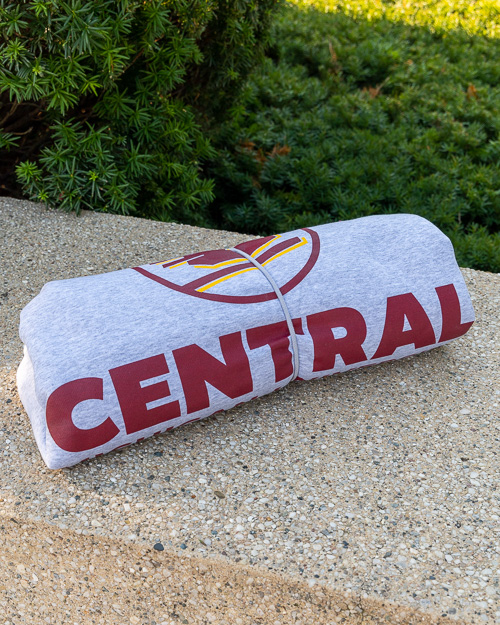 Action C Central Michigan Pro-Weave® Heather Sweatshirt Blanket