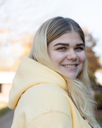 Central Michigan Butter Yellow Crop Hoodie