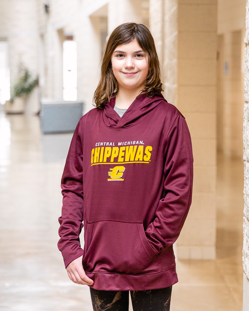 Central Michigan Chippewas Action C Youth Tech Hoodie<br><brand></brand>