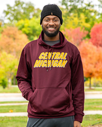 Central Michigan Maroon Performance Tech Hoodie