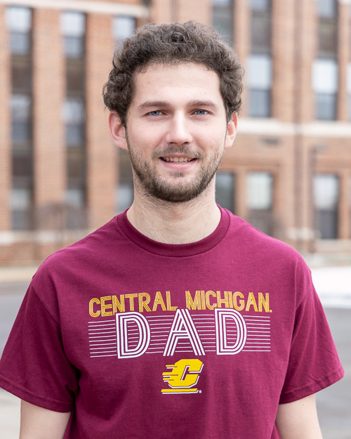 Central Michigan Dad Maroon Graphic T-Shirt