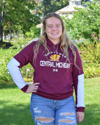 Central Michigan Chippewas Maroon Tech Fleece Hoodie