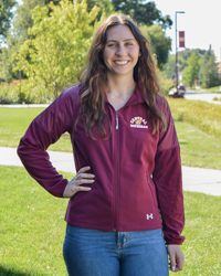 Central Michigan Maroon Women's Full Zip Fleece Jacket